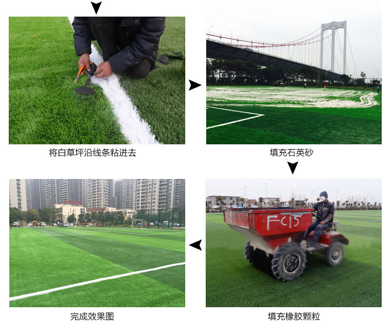 人造草足球場施工流程 人造草足球場施工流程